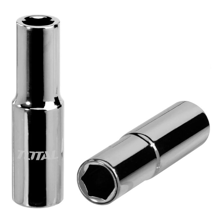 Cheie tubulara lunga Total, diametru prindere 1/2", Cr-V, 30mm