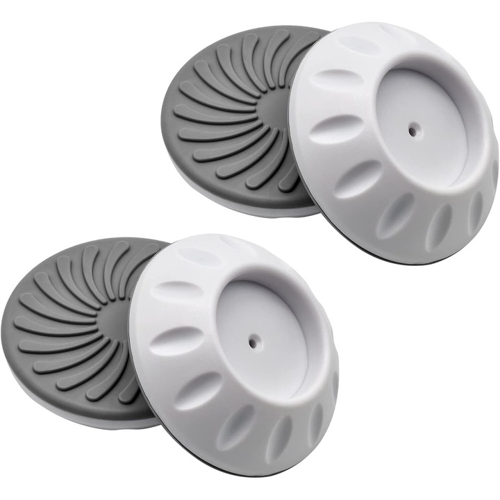 Set 4 Protectii de Perete pentru Porti de Siguranta, Bailinks, Compatibile cu Porti pentru Copii si Animale, Pereti si Scari, Alb