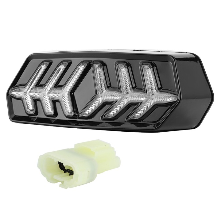 Lampa spate motocicleta, transparenta, pentru Honda MSX125 CBR650F CTX700/ CTX700nN YG-125, set cu semnalizare si frana