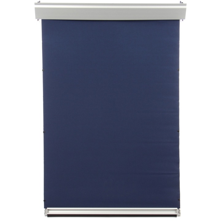 Rulou interior fereastra mansarda, dur, Contrio, albastru, 66 x 118 cm