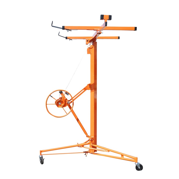 Dispozitiv/macara pentru ridicat placi rigips carton, OSB, MDF, PAL, 4.57 m, Thor