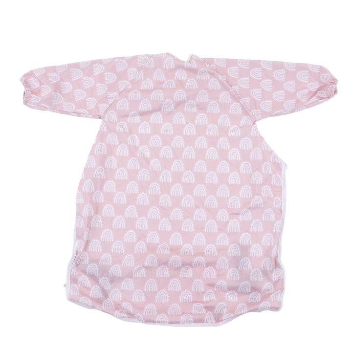 Jormftte teljes testet fedő előke babáknak, poliészter, vízálló, hosszú ujjú