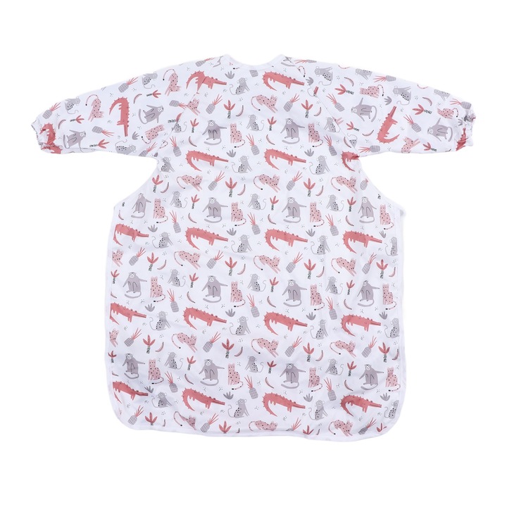 Jormftte baba etető előke, vízálló, hosszú ujjú, könnyen tisztítható, többszínű