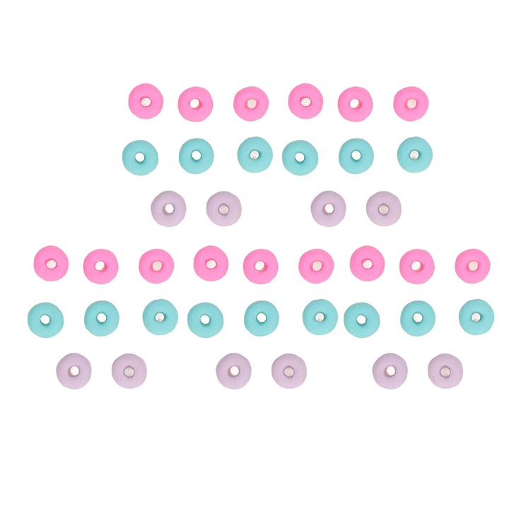 5 darab Miniatűr Torta készlet babaházhoz, Jormftte, 1/12, Valósághű design, Biztonságos műanyag