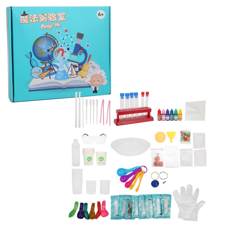 Комплект за научни експерименти за деца Jormftte, 142 метода за игра, образователен, 6+ години