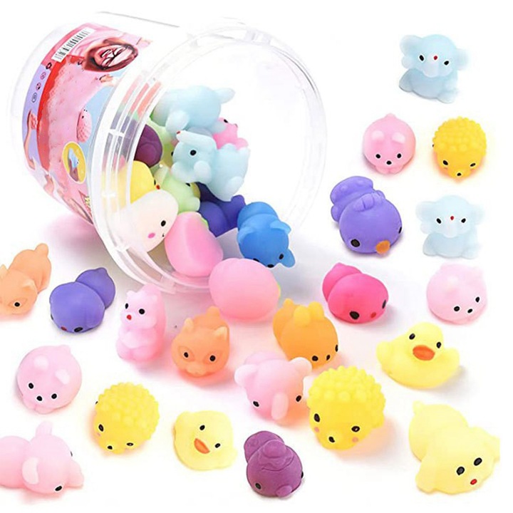 12 darab interaktív TPR játék, aranyos állatok, könnyen szállítható, gyerekeknek és felnőtteknek