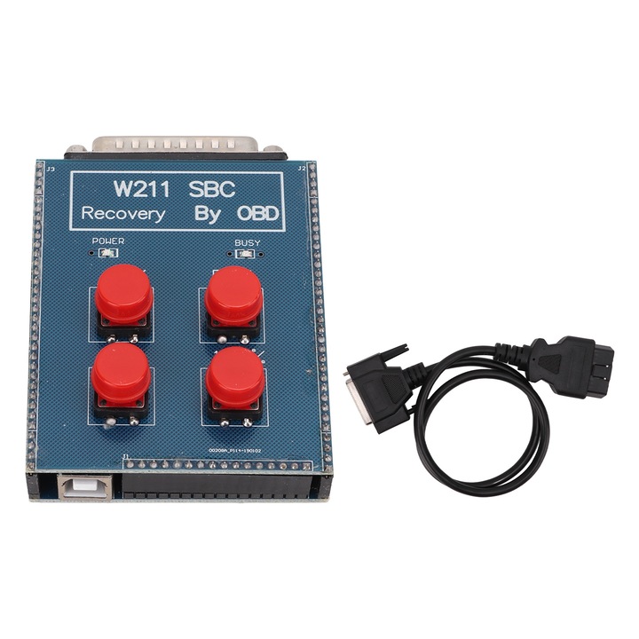 Autós szerszámkészlet, Mmgoqqt, OBD2 SBC Reset Tool, csatlakozó kábellel, CD, hatékony, kék