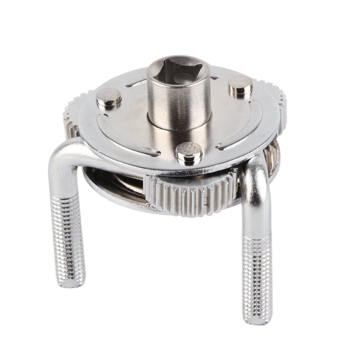 Cheie ajustabila pentru filtrul de ulei AMRINUGL, 3-suruburi, 65-110mm, din otel inoxidabil