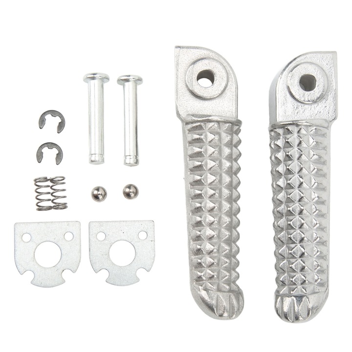 Set 2 suporturi picioare motocicleta Bizaical, metal, prindere stabila, design modern, pentru Yamaha R1 R6 MT09 MT07 R3 R15 R25