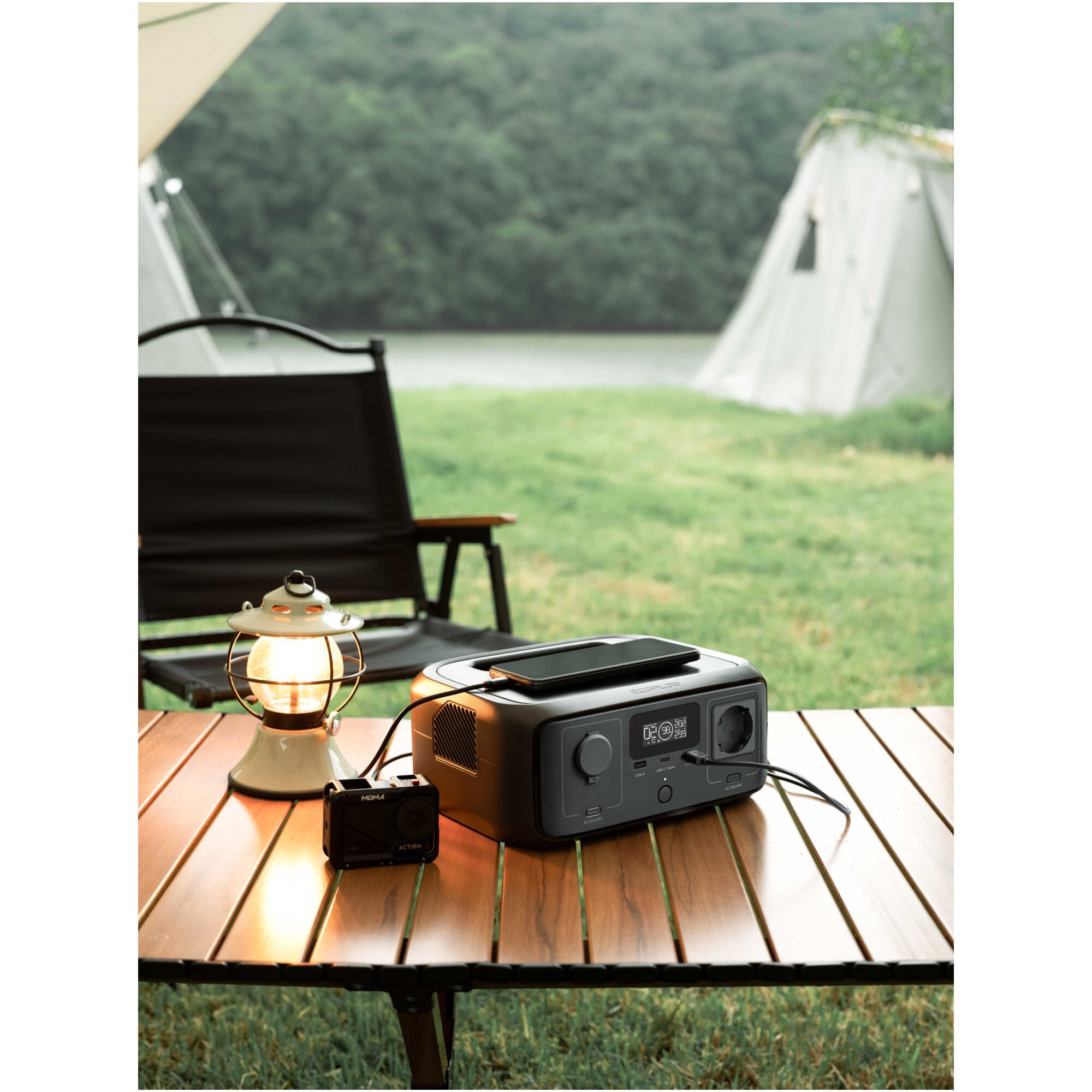 Statie de incarcare portabila EcoFlow River 3, 245 Wh, 300W, 600W