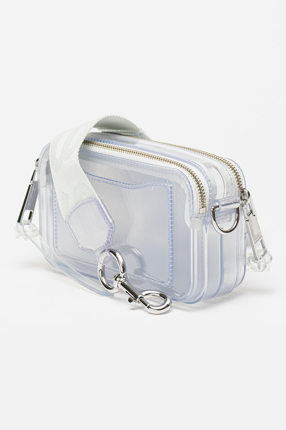 Marc Jacobs, Geanta crossbody The Jelly Snapshot, Albastru glaciar
