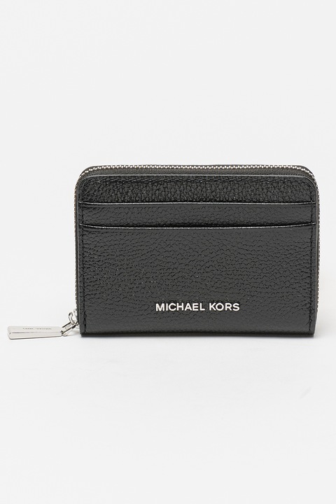 Michael Kors, Portofel din piele Jet Set, Negru