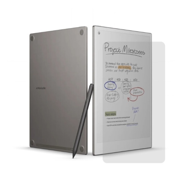 Folie protectie, mata, pentru reMarkable Paper Pro, Anti-Amprenta, din silicon