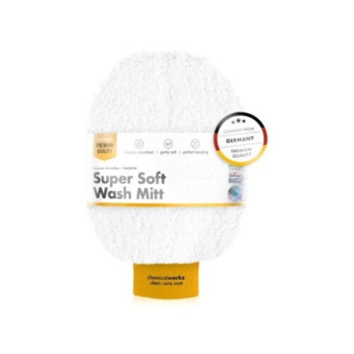 Mikroszálas autómosó kesztyű Chemicalworkz Wash Mitt Supersoft Gold