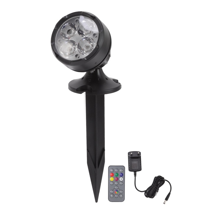 Jormftte RGB víz alatti lámpa, távirányítóval és alkalmazással vezérelhető, IP68 vízálló, medencékhez, szökőkutakhoz, akváriumokhoz