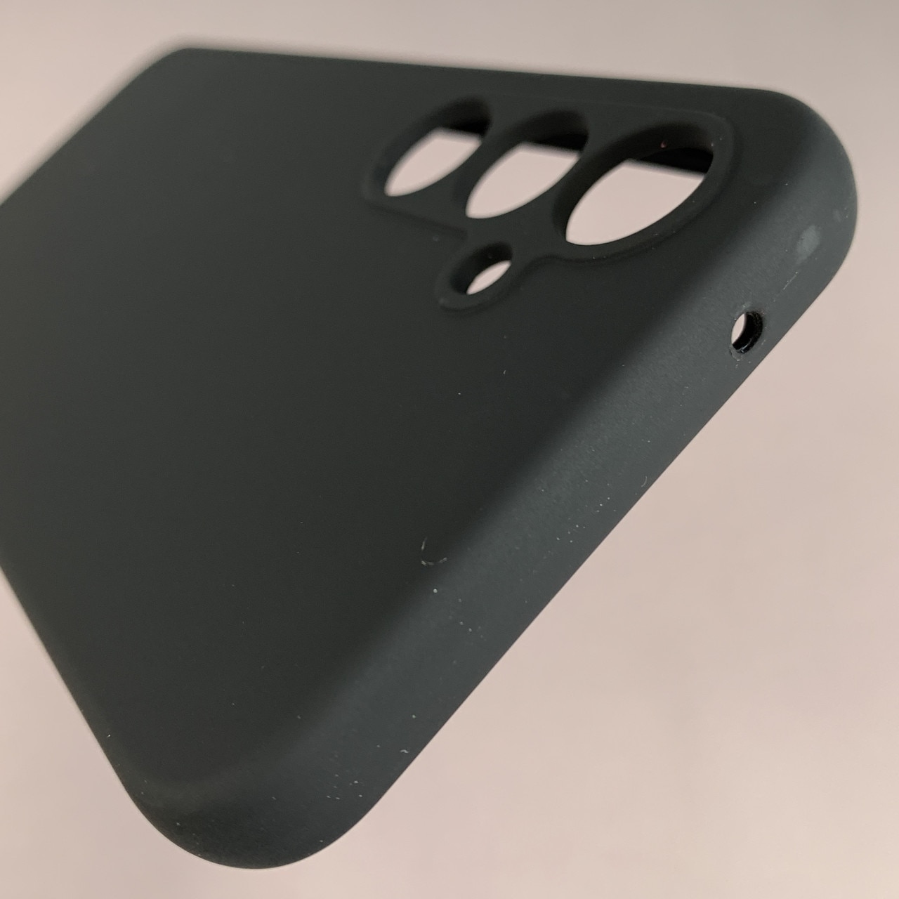 Husa telefon compatibila cu Samsung Galaxy A55 5G, Soft Silicone Premium, Anti-Soc, Protectie camera, Microfibra interior ( catifea ), Margini Ridicate pentru Protectia Ecranului, Negru