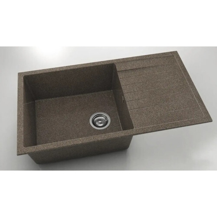 Chiuveta Bucatarie Granixit Cu O Cuva Fat Avangard 229 90x49 Cm, Cu Picurator, Reversibila, Belogradchik Rocks