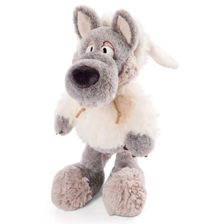 Плюшена играчка Malvys®, призрак вълк, бяла, 50 см