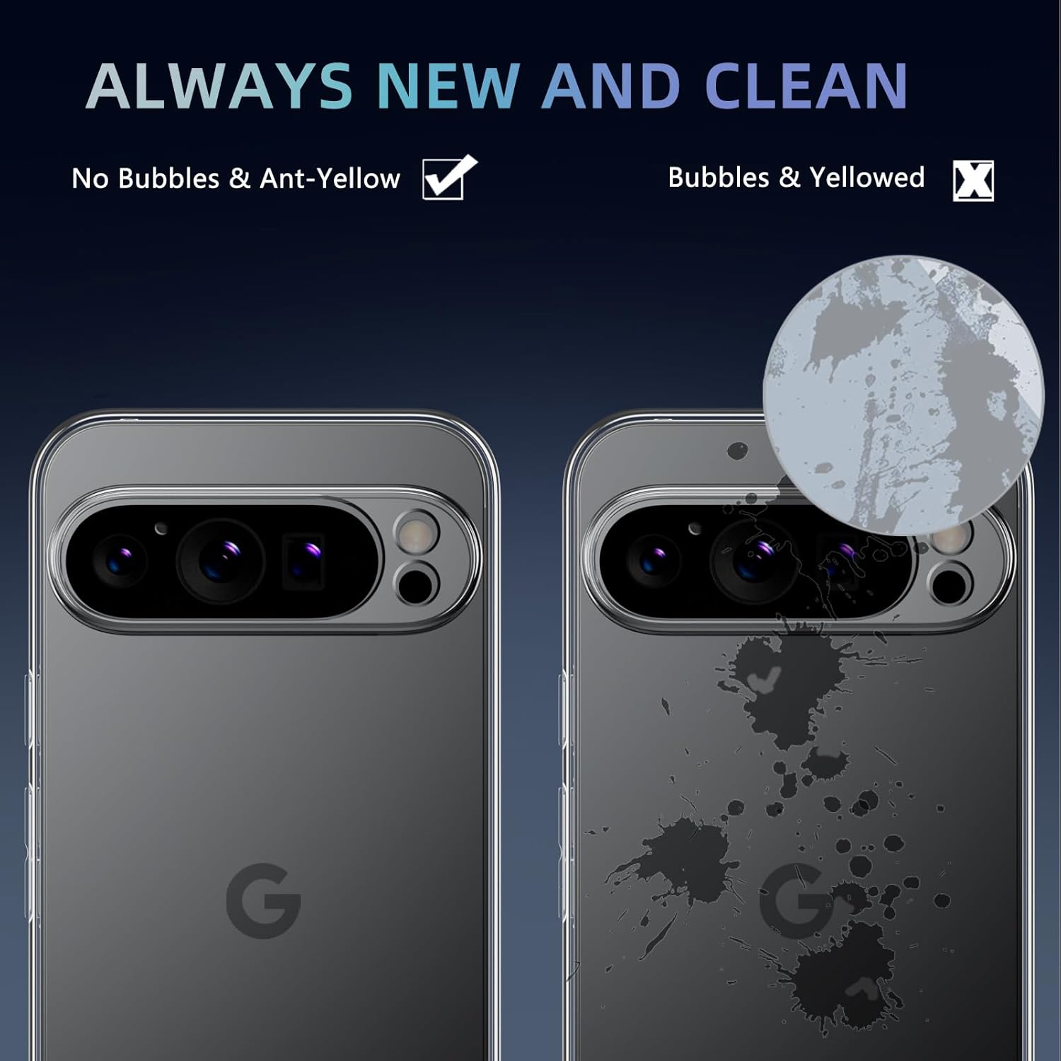 Husa protectie Mat-Tech compatibila cu Google Pixel 9 Pro XL, Anti-soc, 2MM, Protectie Camera, Decupaje Precise, Rezistenta la impact, Margini ridicate pentru protectia ecranului, Transparenta
