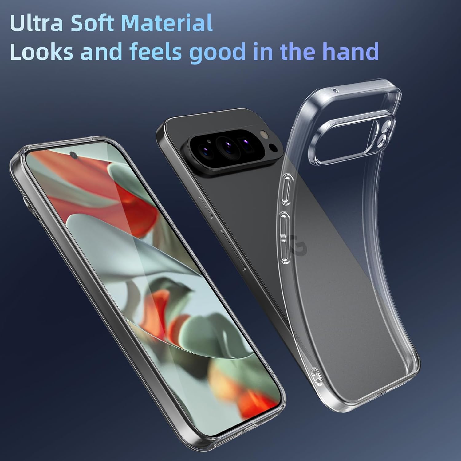 Husa protectie Mat-Tech compatibila cu Google Pixel 9 Pro XL, Anti-soc, 2MM, Protectie Camera, Decupaje Precise, Rezistenta la impact, Margini ridicate pentru protectia ecranului, Transparenta