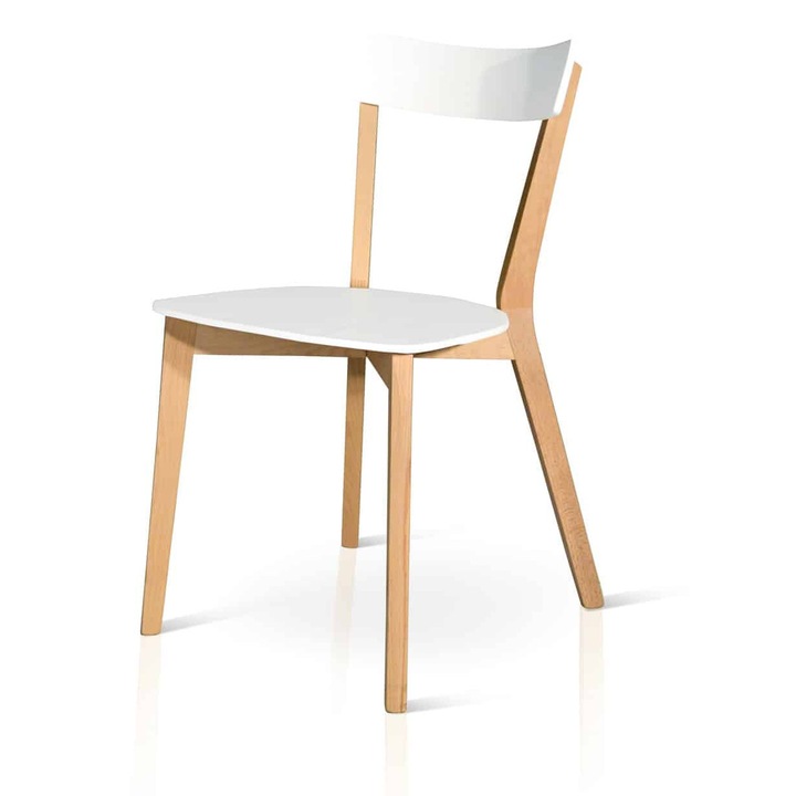 Scaun Bella, lemn fag - natur