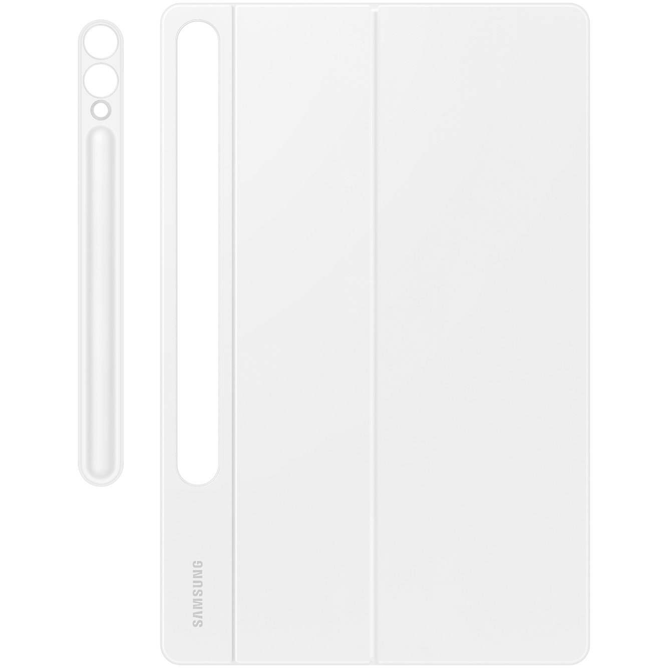 Husa de protectie Samsung Book Cover Keyboard pentru Galaxy Tab S10+/S9+/S9 FE+, White