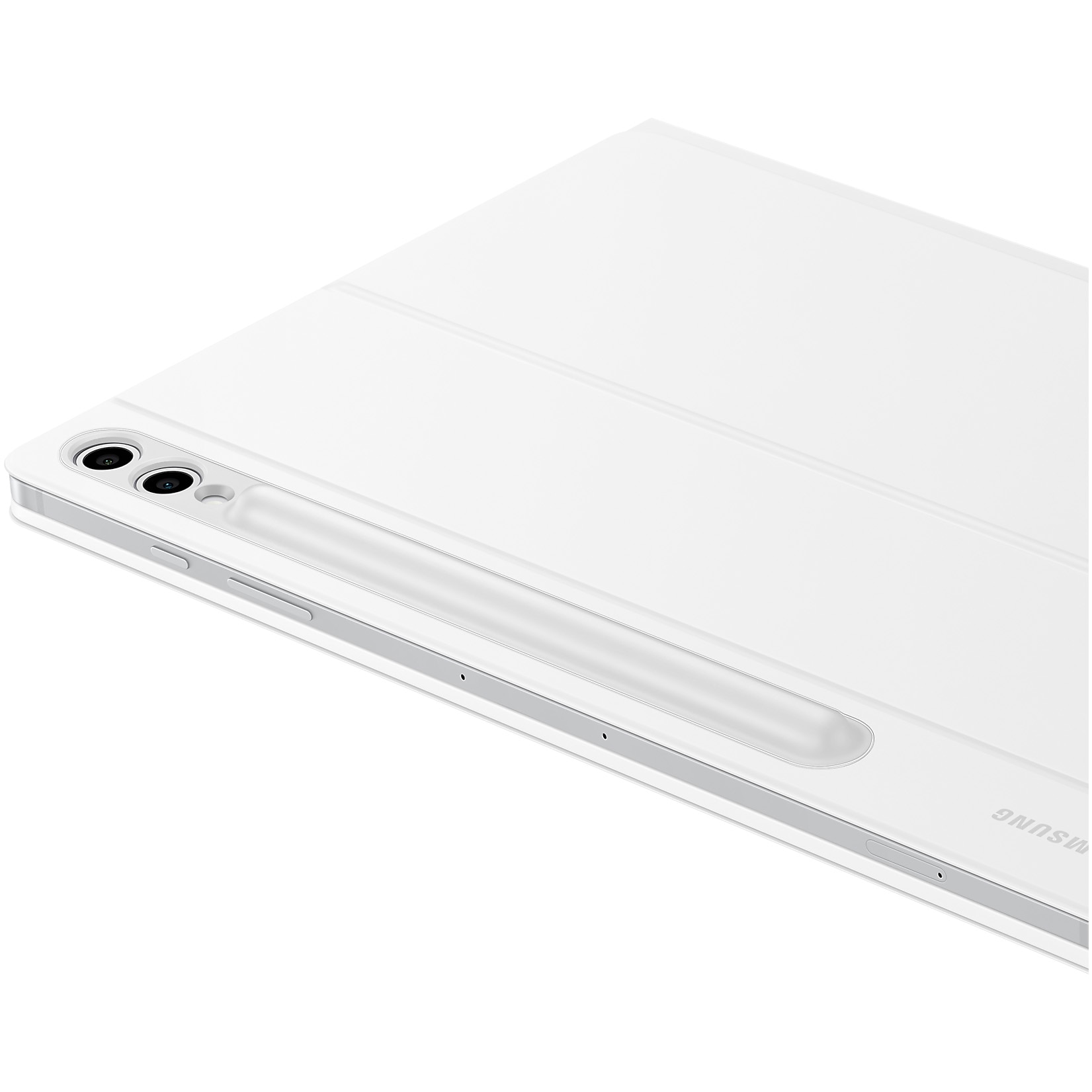 Husa de protectie Samsung Book Cover Keyboard pentru Galaxy Tab S10+/S9+/S9 FE+, White