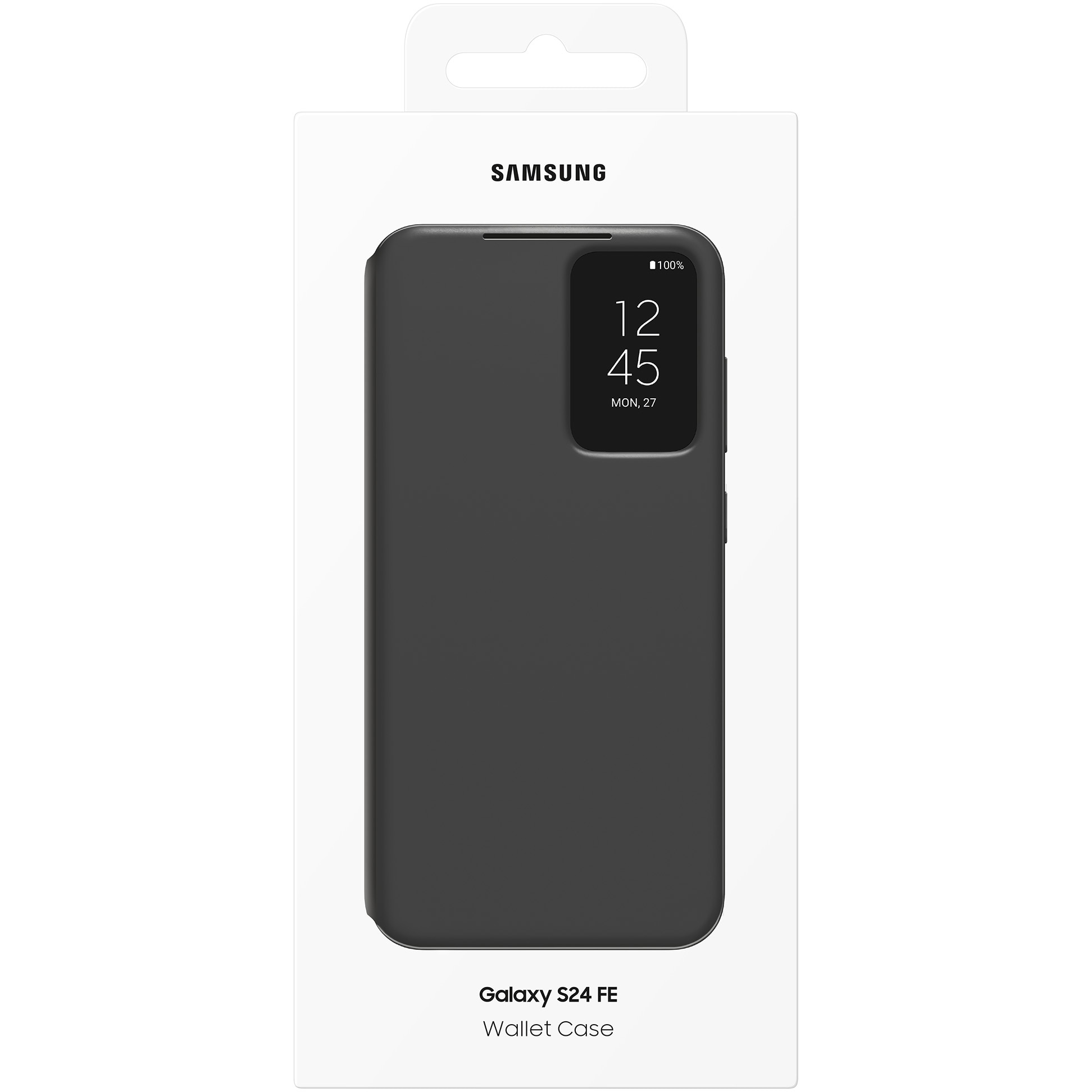 Husa de protectie Samsung Smart View Wallet Case pentru Galaxy S24 FE, Black