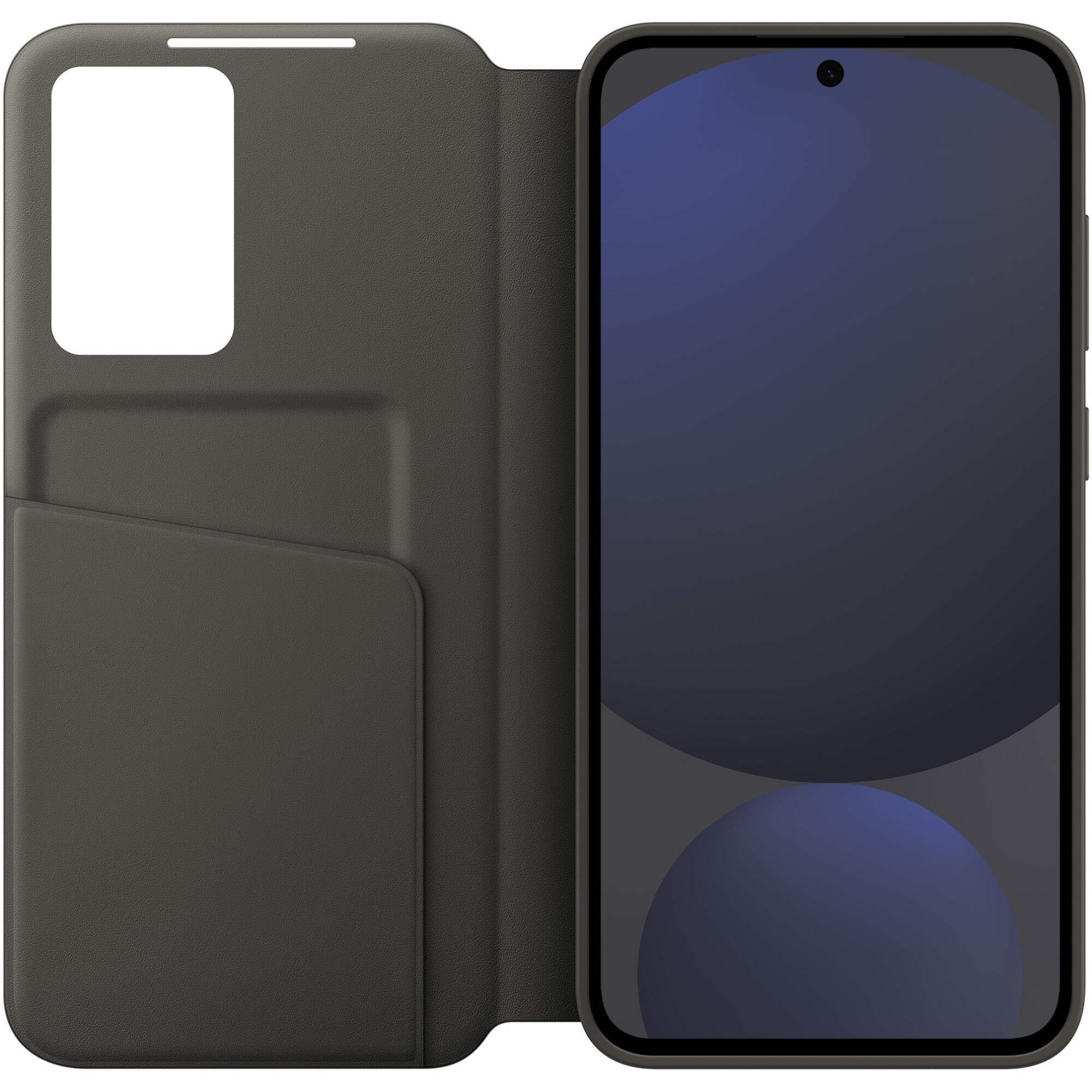 Husa de protectie Samsung Smart View Wallet Case pentru Galaxy S24 FE, Black