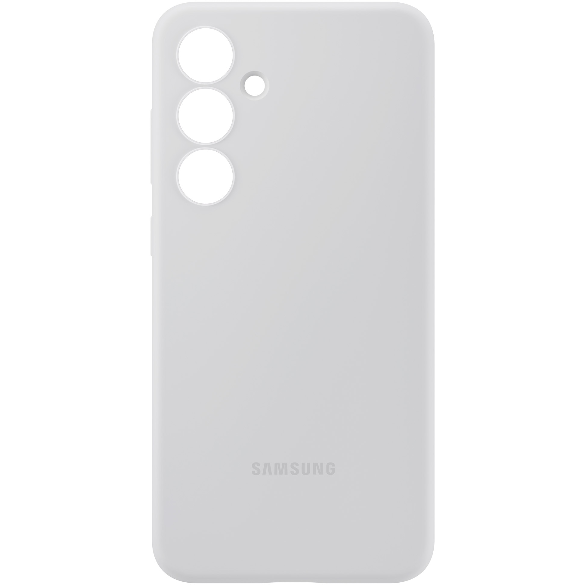 Husa de protectie Samsung Silicone Case pentru Galaxy S24 FE, Gray