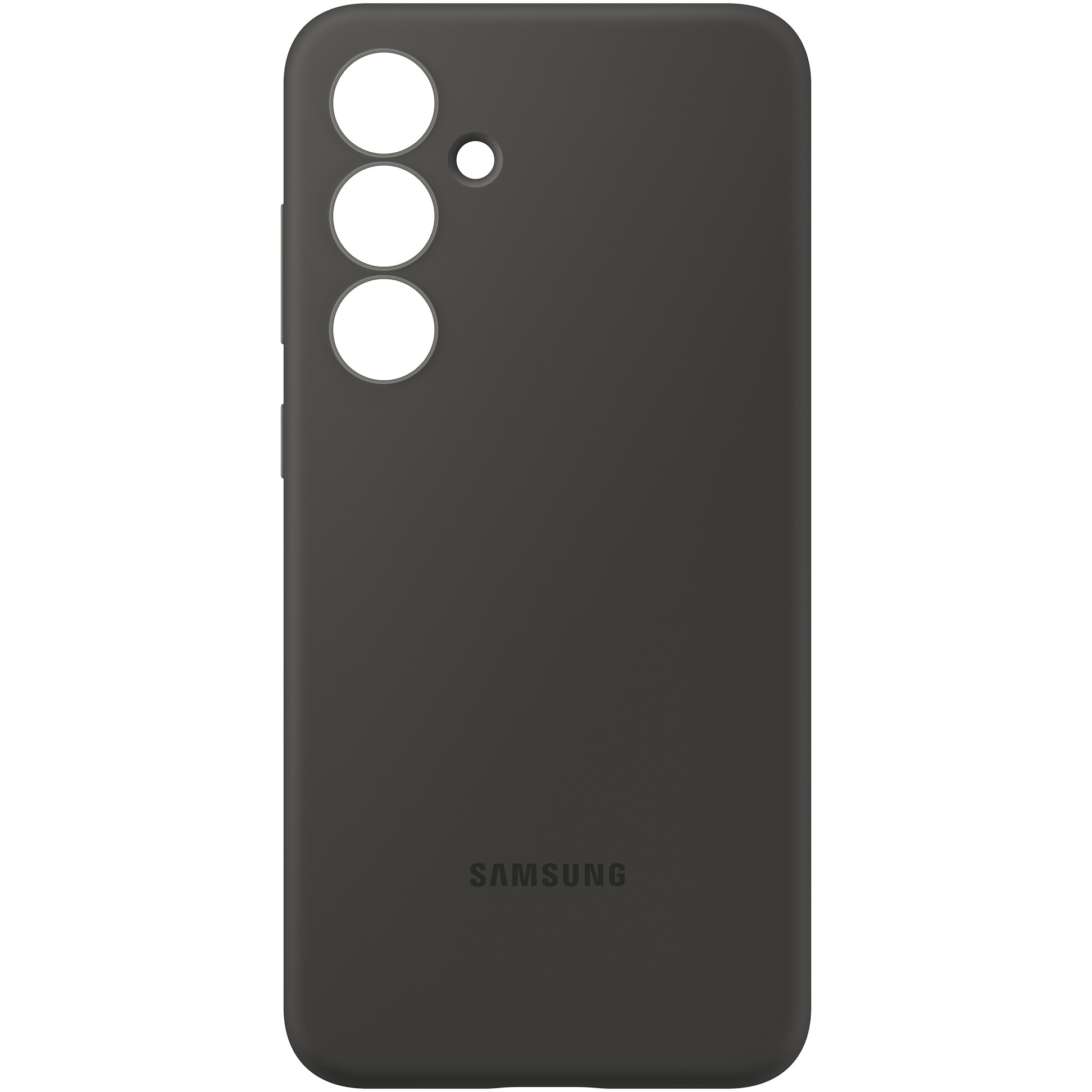 Husa de protectie Samsung Silicone Case pentru Galaxy S24 FE, Black