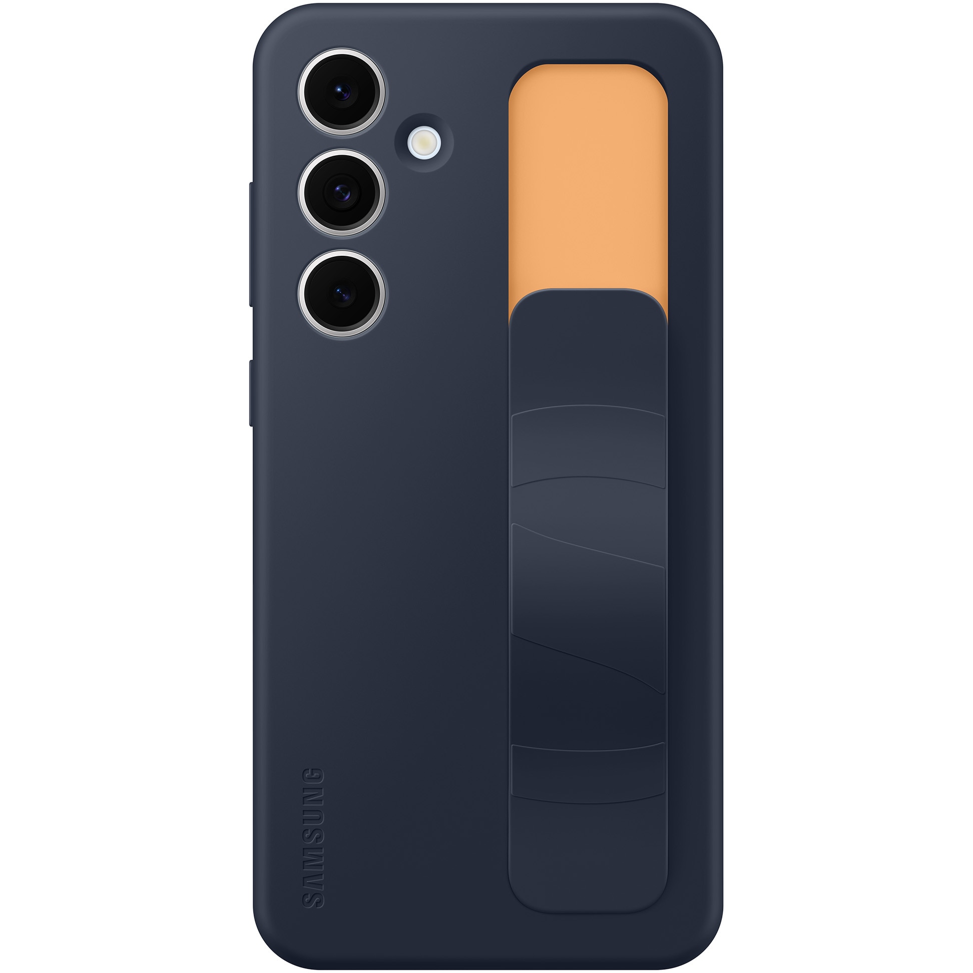 Husa de protectie Samsung Standing Grip Case pentru Galaxy S24 FE, Blue black