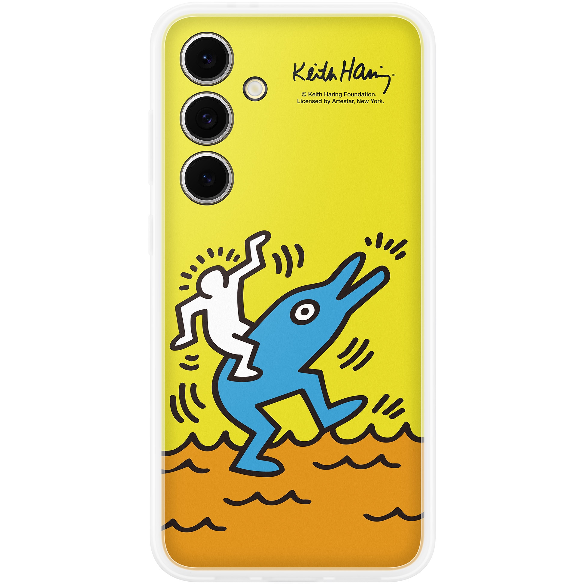 Husa de protectie Samsung Flipsuit Case pentru Galaxy S24 FE, Yellow