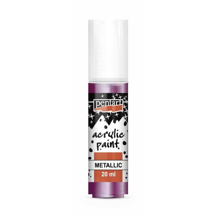 Metál akrilfesték 20 ml világoslila