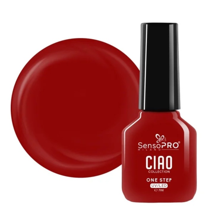 Oja Semipermanenta One Step SensoPRO Milano, CIAO Collection - Burgundy Velvet 7ml