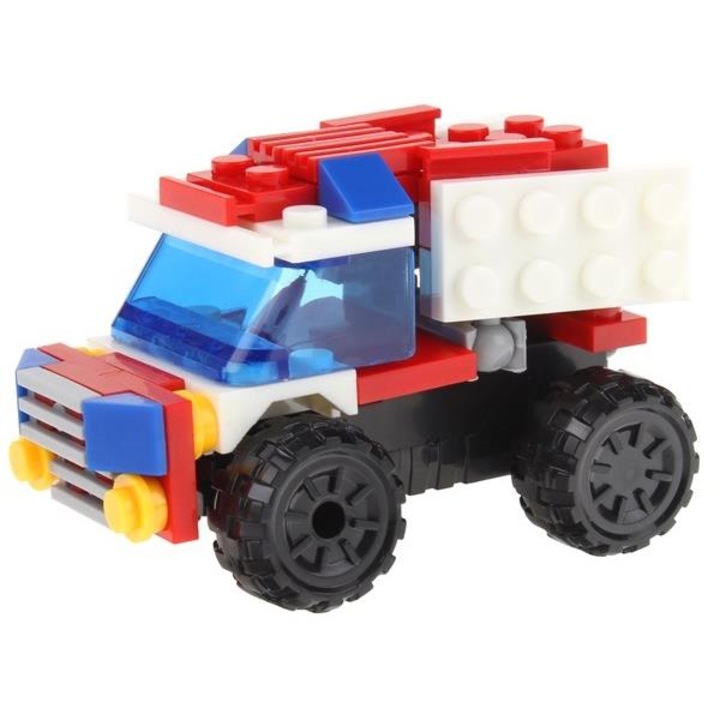 Építőkészlet, Nobo Kids, tűzoltó téma, 14x4x11,5cm, +6 év