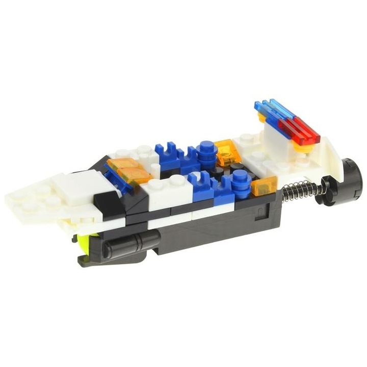 Építőkészlet, Nobo Kids, rendőrség, 52 elem, 13x4x4cm, 14x4x11,5cm, +6 év