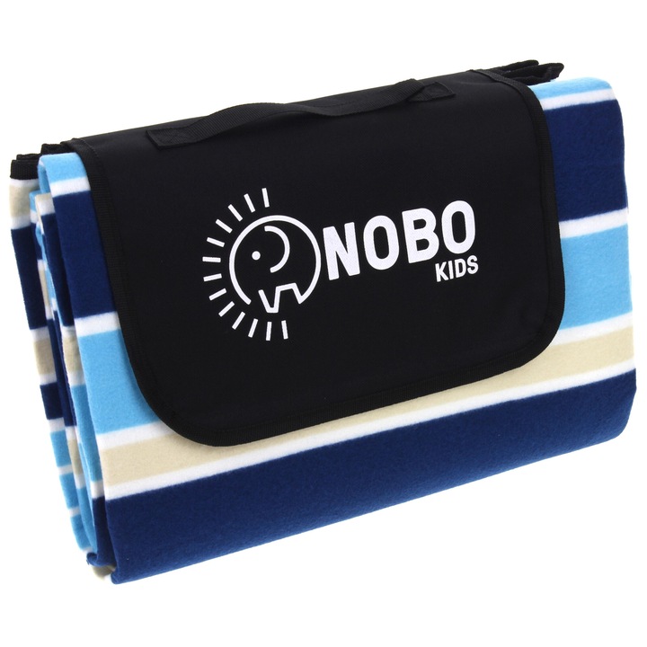 Pled picnic Nobo Kids, izolatie, albastru, 200x150cm