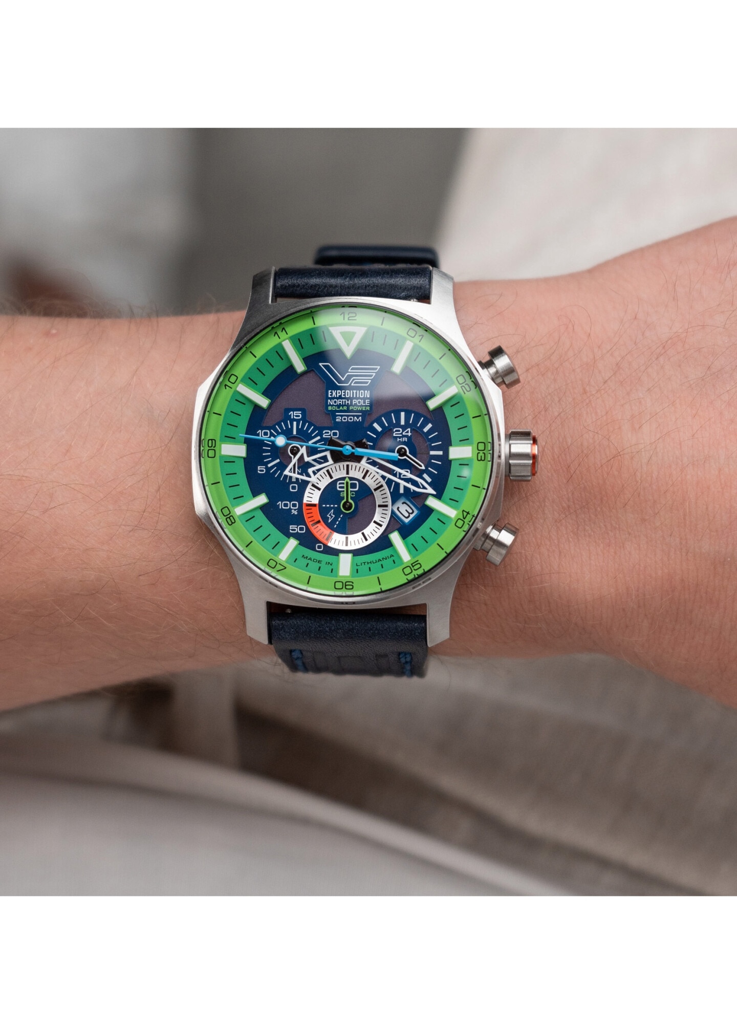 Ceas Vostok Europe pentru barbati Black Solar, S. Japanese VR42