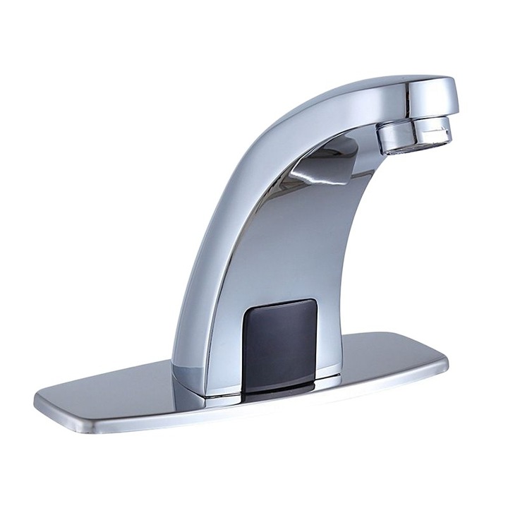 Fürdőszoba mosogató csaptelep, Blackswan, M356 típus, fényes króm modell érzékelővel, mérete 13 cm