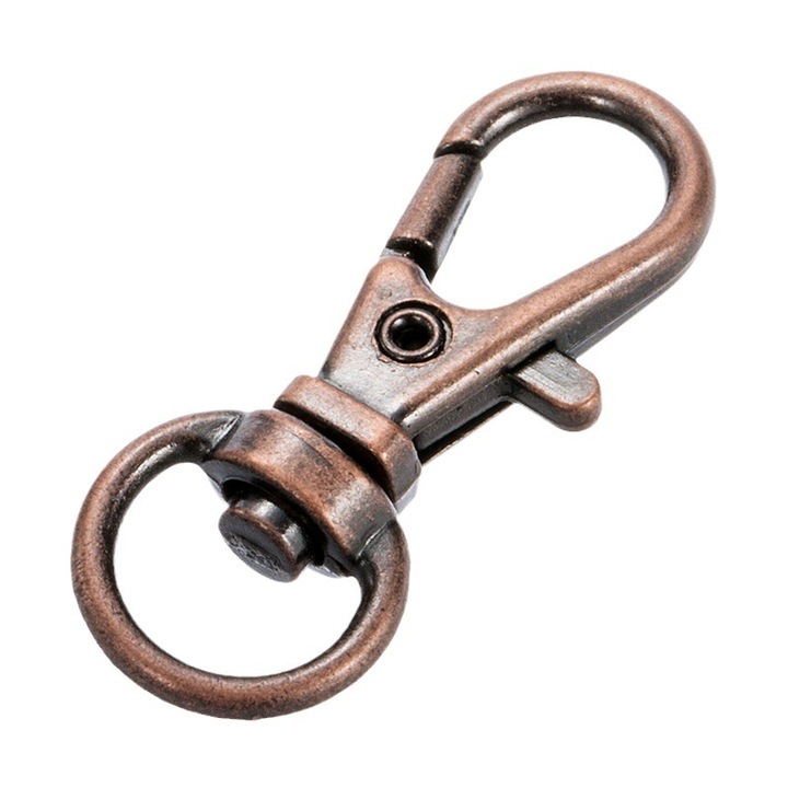 Kulcstartó, Gicial, Cink ötvözet, Antik réz