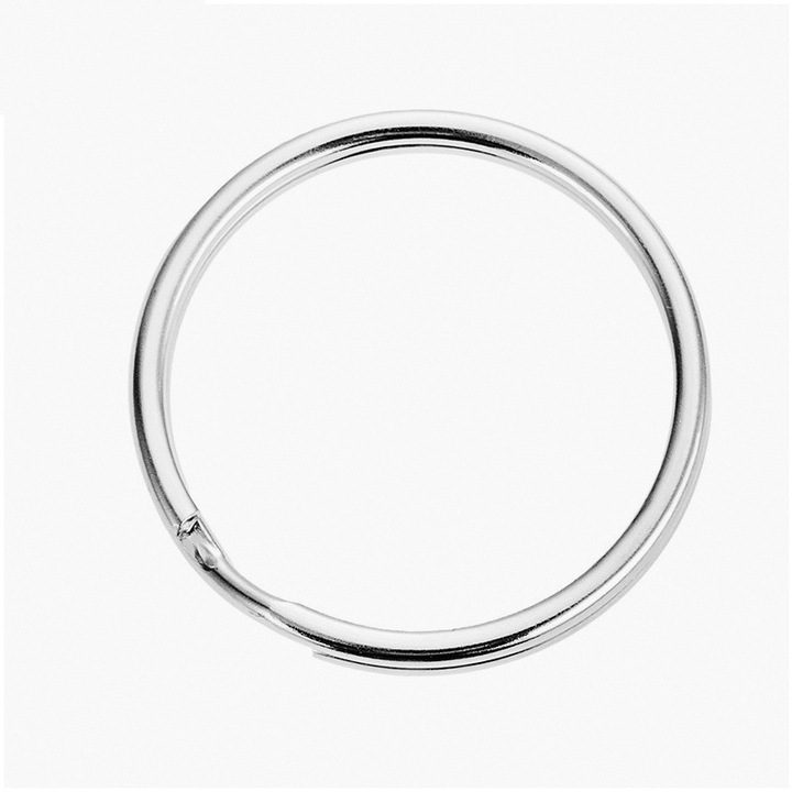 Двоен железен ключодържател, Gigicial, метално покритие, компактен