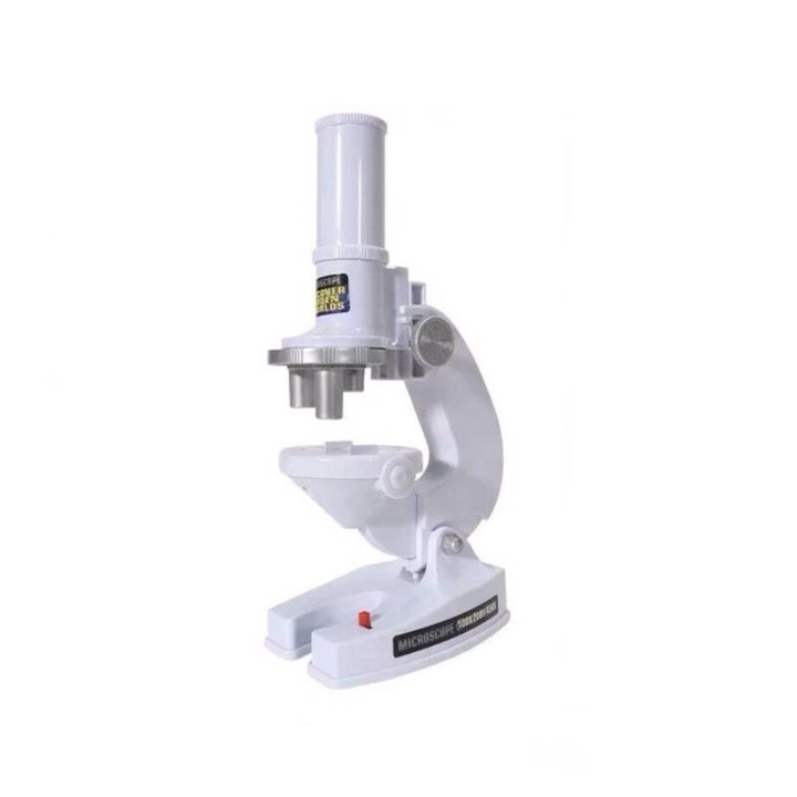 Детски микроскоп Big Bang, 100/200/450Х, STEAM комплект, занимателен, образователен, бял, 8+ години