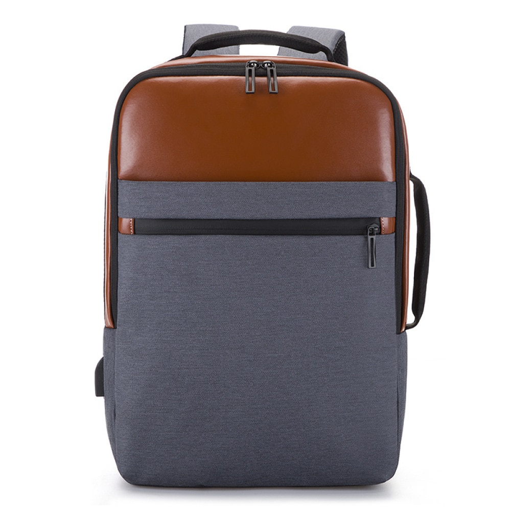 Rucsac pentru laptop de afaceri, rucsac impermeabil pentru notebook, rucsac scolar de 15, 6 inch cu port de incarcare USB, rucsac de calatorie casual pentru afaceri, calatorii scolare, munca, camping