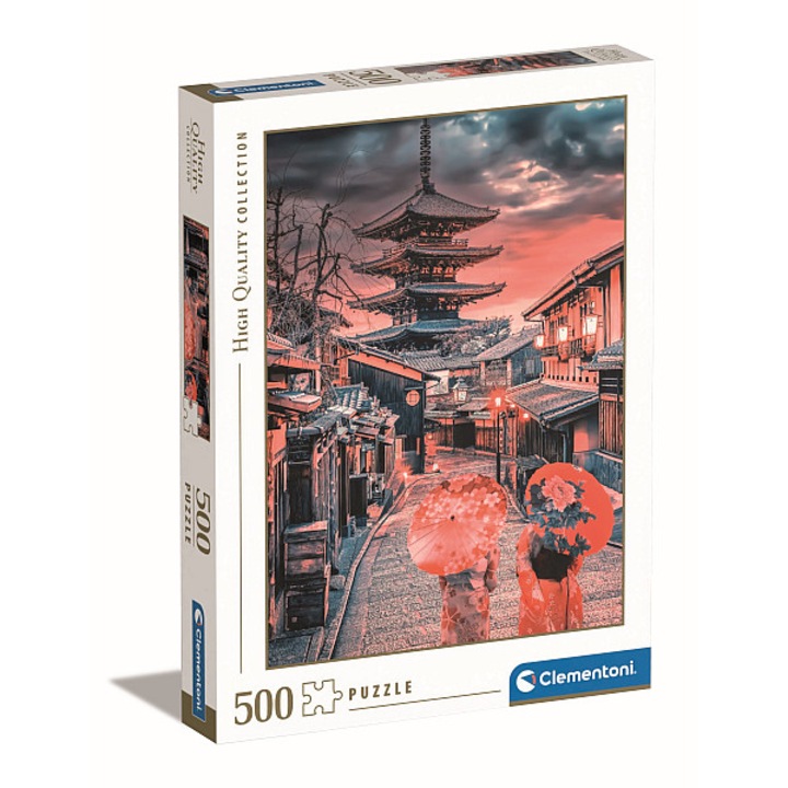 Clementoni puzzle 500 darabos - Éjszaka Kyotoban