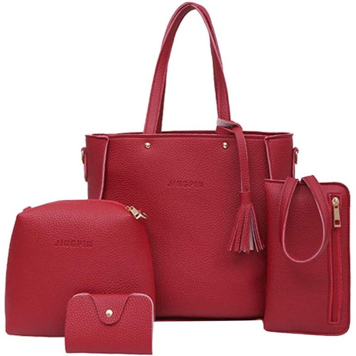 Női táskakészlet, QttvbTna, piros