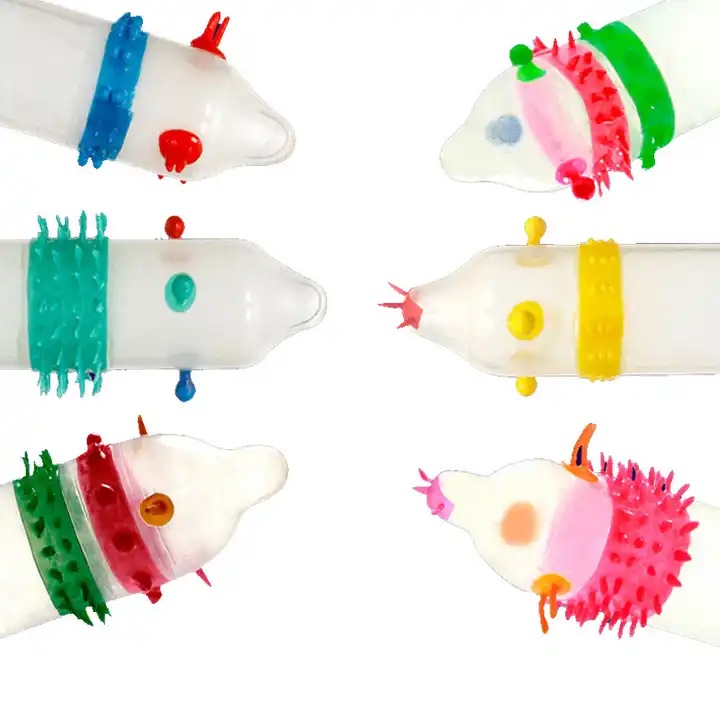 Set 6 Prevezervative Latex cu Nervuri sau Striatii, usor de transportat si utilizat