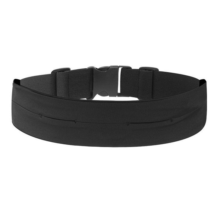 Futóöv mobiltelefon, deréktáska, fekete sporttáska