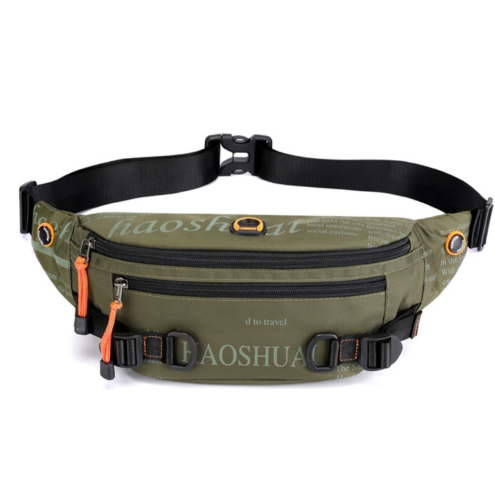 Sportos övtáska, nagy kapacitású kivitel, többszínű