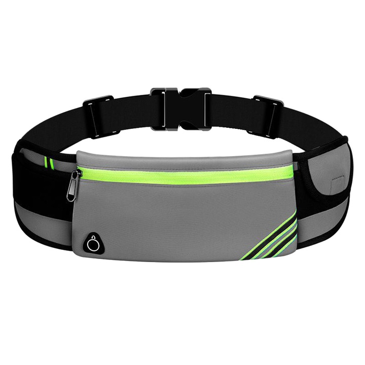 Sport övtáska, futáshoz, puha anyag, fényvisszaverő, állítható méret